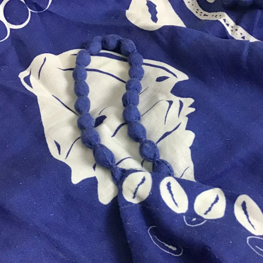 Farm Rio Mixed Ondina Blue Midi Cut out Ruched Sided Buttoned Down Maxi Dress - Picture 11 of 16